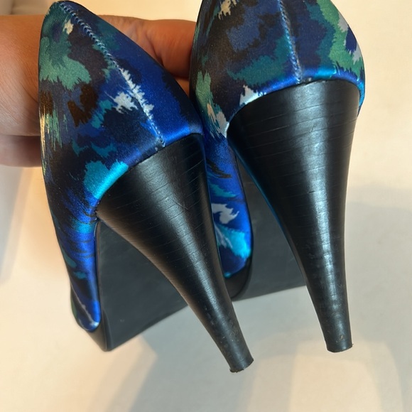 Style & Co Blue Multi Colored Heels - Picture 5 of 6